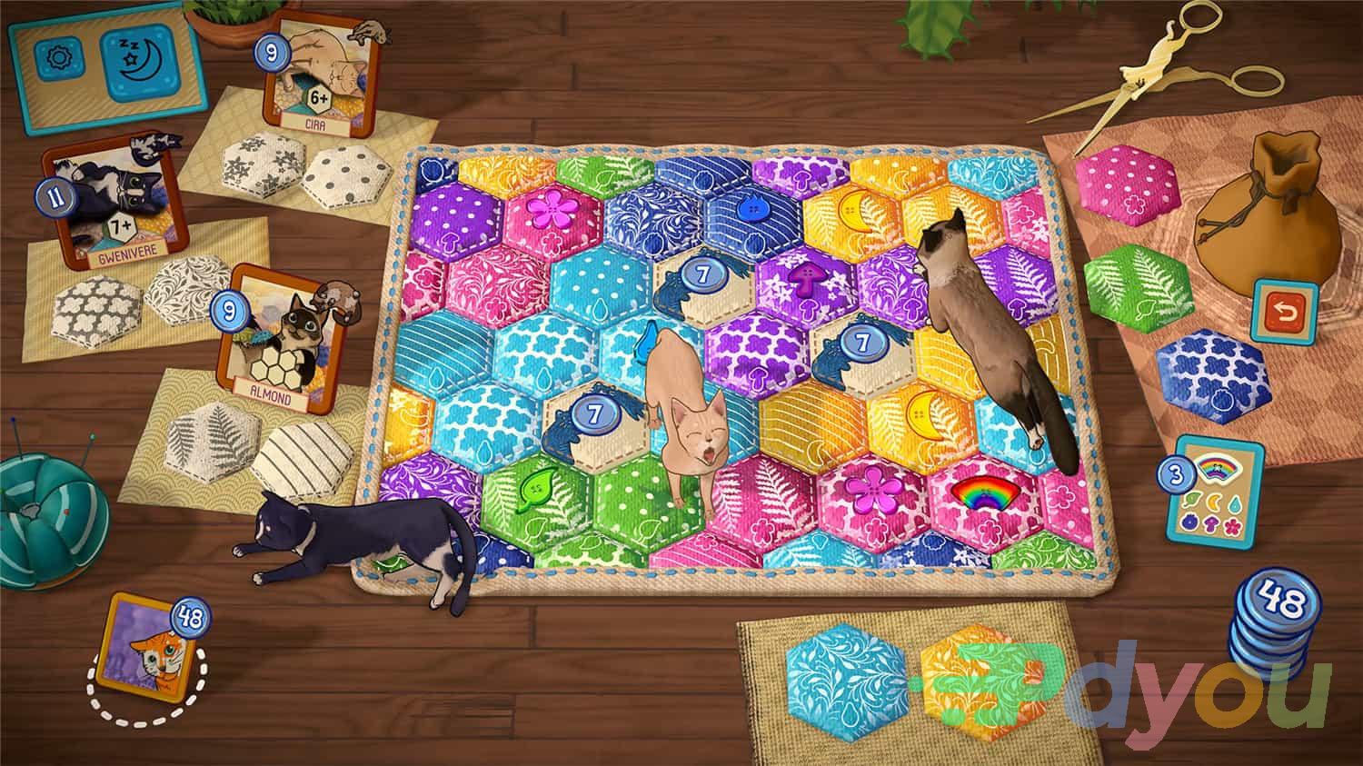 猫与花毯/Quilts and Cats of Calico